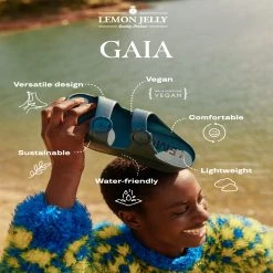 Women's Lemon Jelly, Gaia Slide Sandal -Anuschka shop 1 2225649 ZM 3