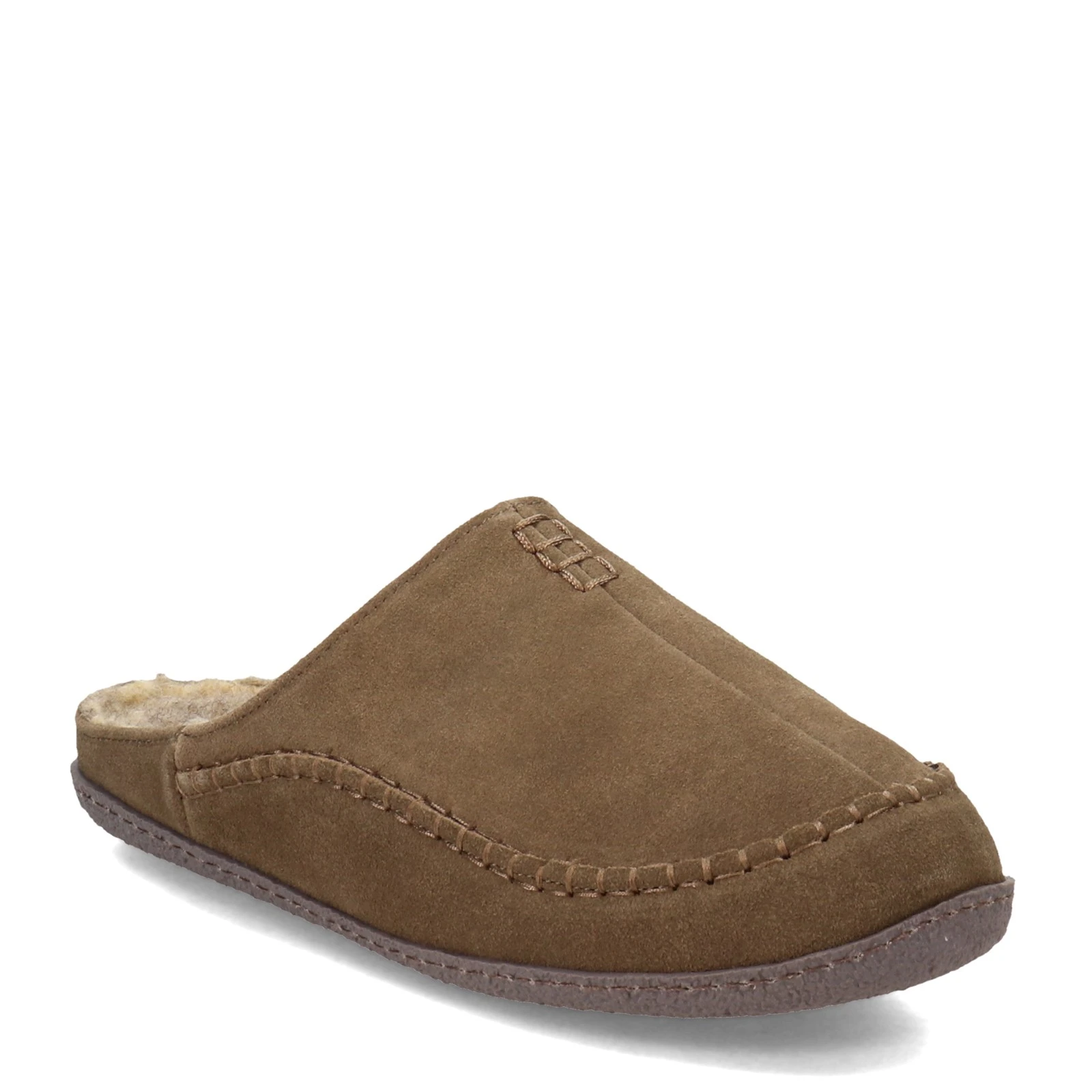 Men's Clarks, Baseball Stitch Clog Slipper 3 Men's Clarks, Baseball Stitch Clog Slipper