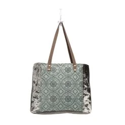 Myra Bag, Floral Chic Canvas Tote Bag