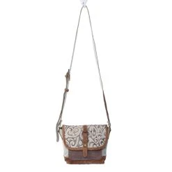 Myra Bag, Leaf Swirls Crossbody Bag -Anuschka shop 1 2621262 ZM 2