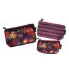 Women's Sun N Sand, Laurel Burch Fantasticats 3 Piece Cosmetic Bag Set -Anuschka shop 1 503765 ZM